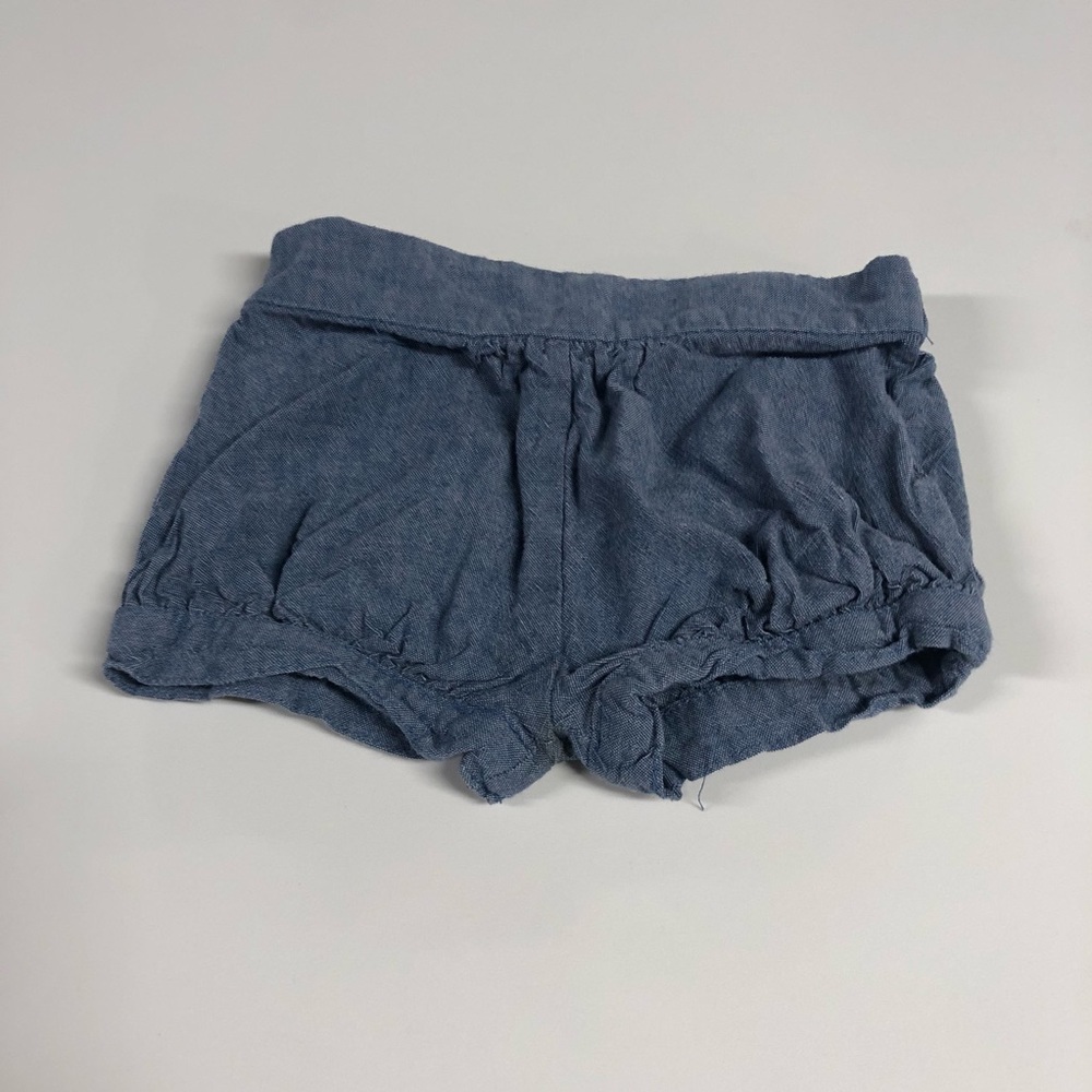 Carters Girls Denim Bummie Shorts Blue/Gray 3 Months